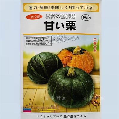贝贝南瓜种子新品种银栗贵族南瓜种籽粉面甜糯甘栗南瓜种子春季种