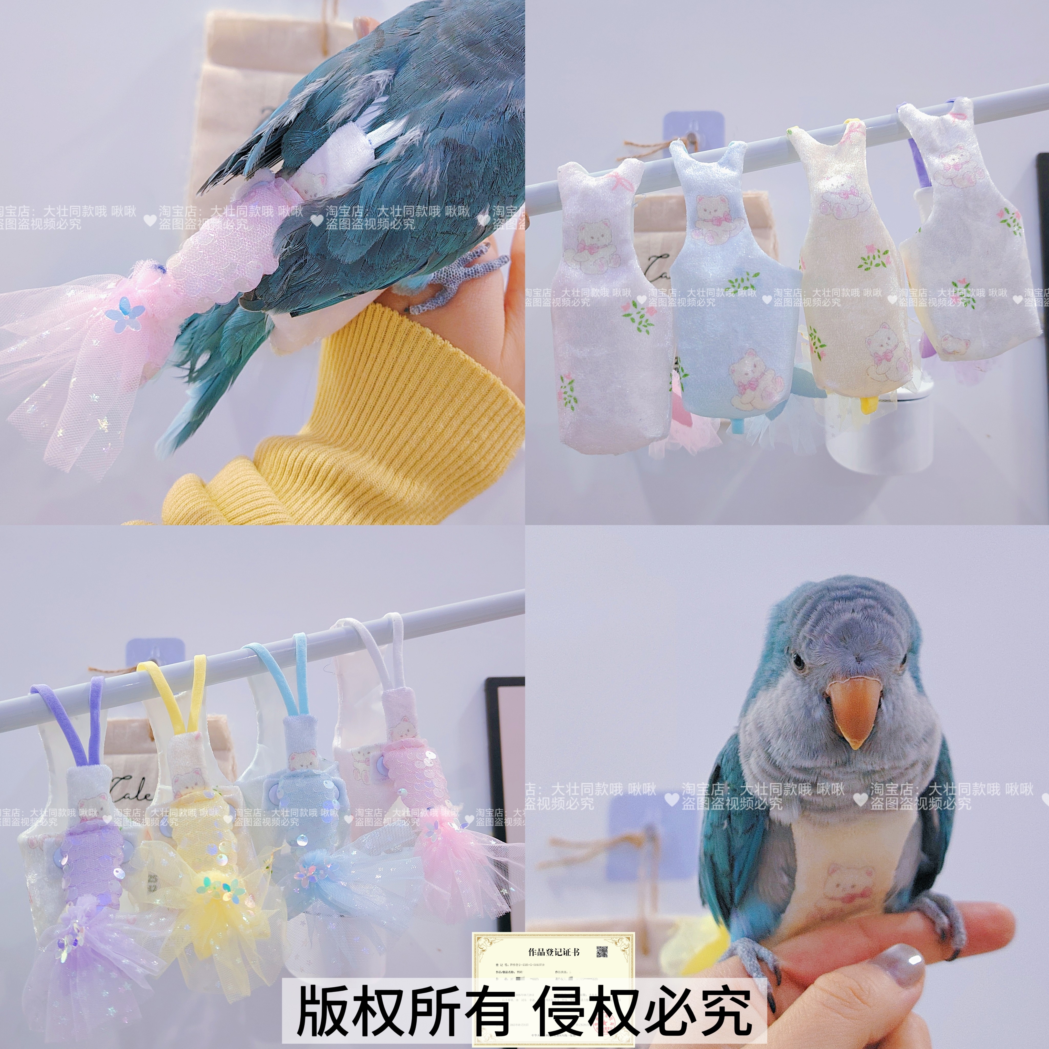 美人鱼尾款按扣款立体无侧缝鹦鹉鸟用尿不湿玄凤牡丹屎尿便兜尿裤,宠物/宠物食品及用品,鸟禽服饰,淘宝优惠券,粉丝福利购,淘宝优惠卷