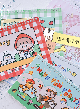 双面离型纸本 A5 A4卓大王阿卓牧场肉球和纸胶带素材收纳本子