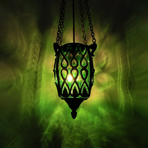 漫咖啡彩色手工玻璃吊灯