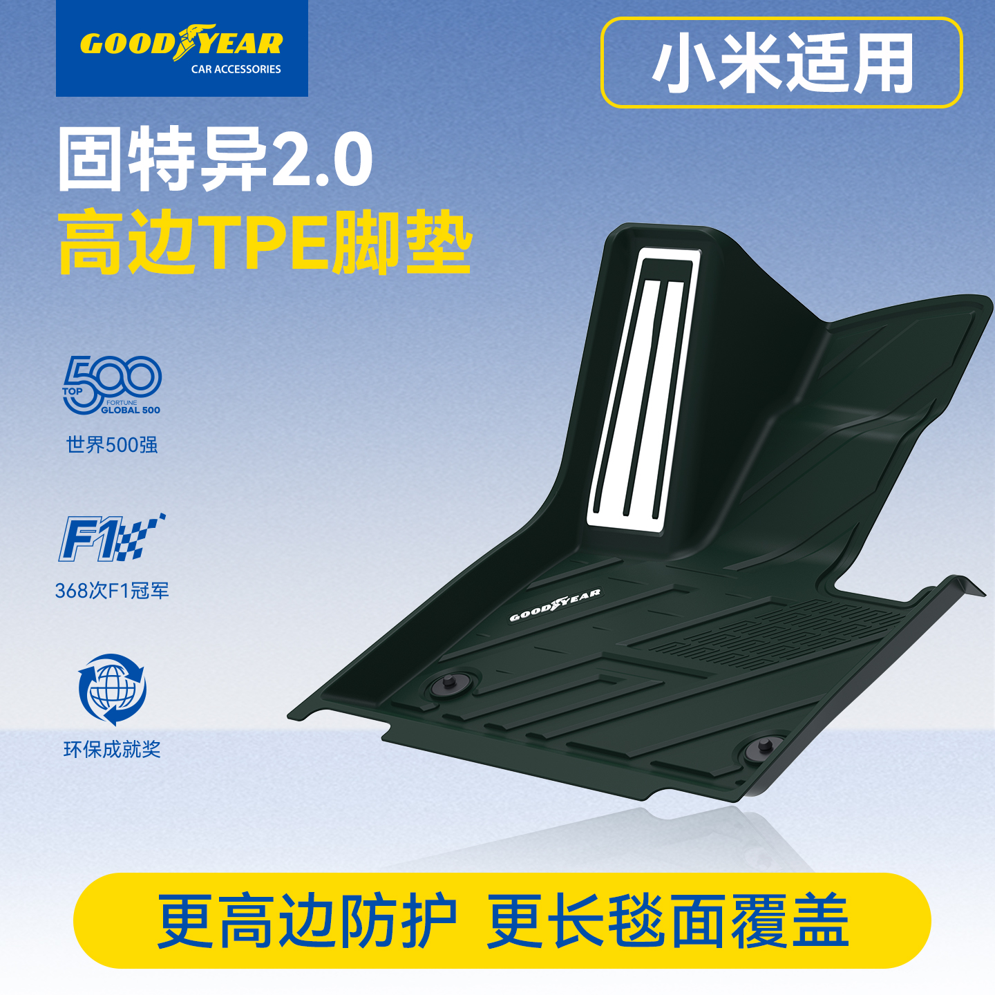 小米YU7全TPE脚垫环保无味