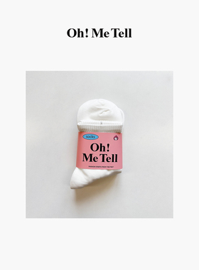 Oh! Me Tell【蜜桃】纯色女士短筒袜棉袜