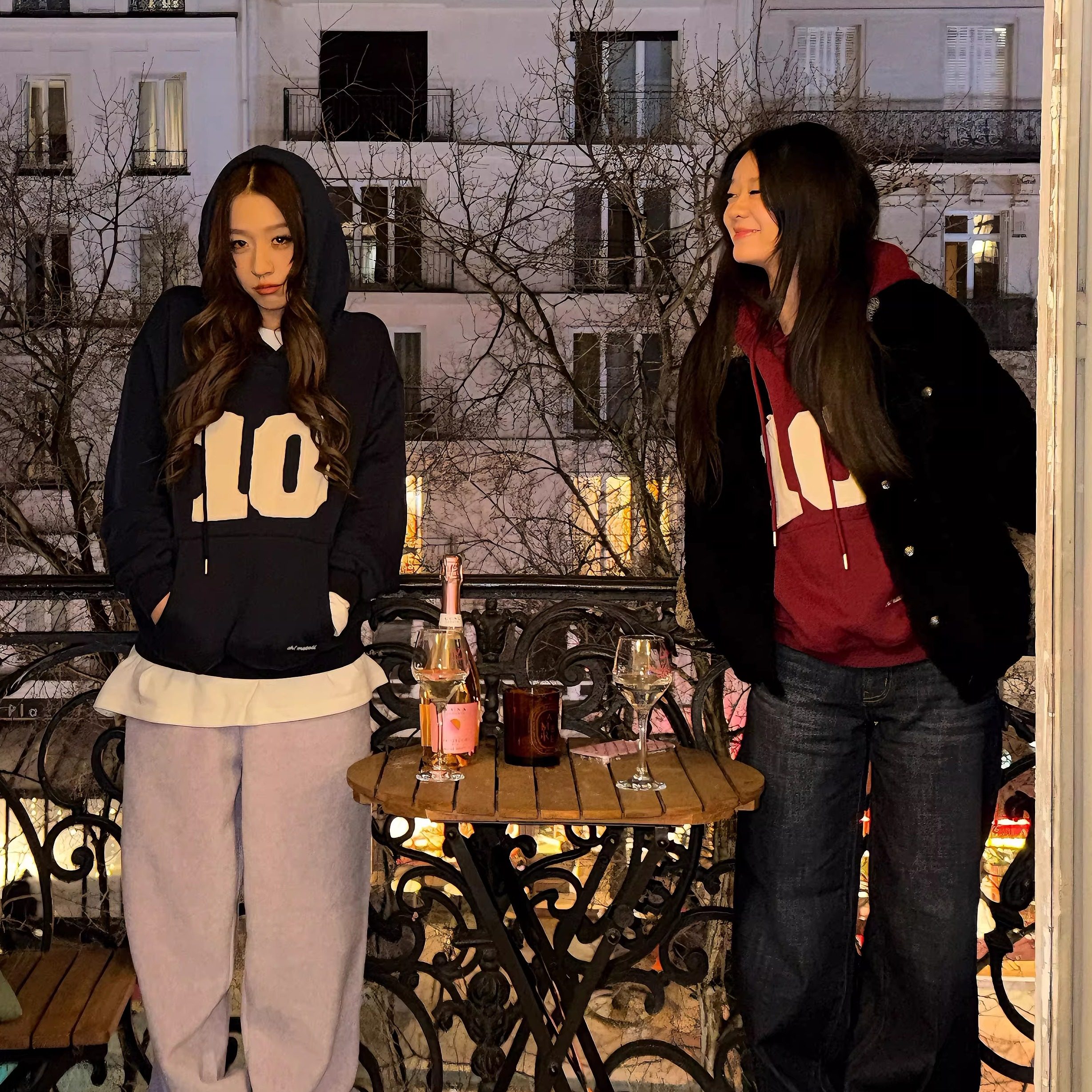 Oh！Me Tell【章若楠同款】贴布数字刺绣百搭宽松加绒连帽卫衣女,女装/女士精品,卫衣/绒衫,淘宝优惠券,粉丝福利购,淘宝优惠卷