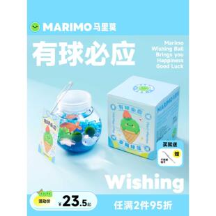 Marimo马里莫 微景观海藻球藻冬季 植物水培大巨球生态瓶 有球必应