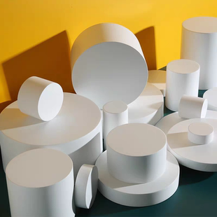 eps泡沫圆柱体 拍照摄影  裱花练习模具 泡沫蛋糕胚   可定制尺寸