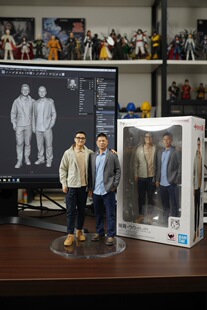 非AI非3D真人泥塑人像高级定制手办软陶圣诞礼物送对象生日摆件