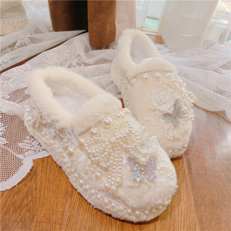 秋冬季原创搭配古风汉服鞋