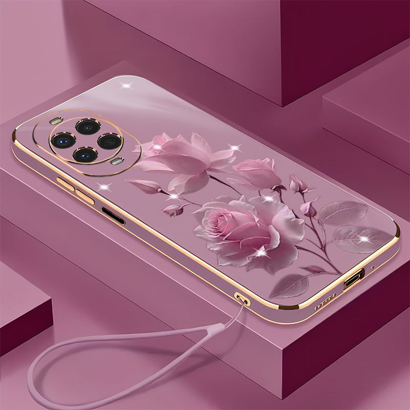 玫瑰花女适用华为Nova15手机壳5G防摔软套PSN-AL00包边nova15薄送长辈爸妈,3C数码配件,手机保护套/壳,淘宝优惠券,粉丝福利购,淘宝优惠卷