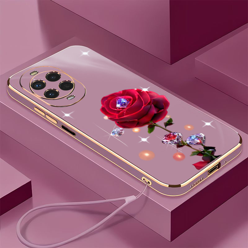 红玫瑰花适用华为Nova15手机壳5G防摔软套PSN-AL00包边nova15薄送长辈爸妈,3C数码配件,手机保护套/壳,淘宝优惠券,粉丝福利购,淘宝优惠卷