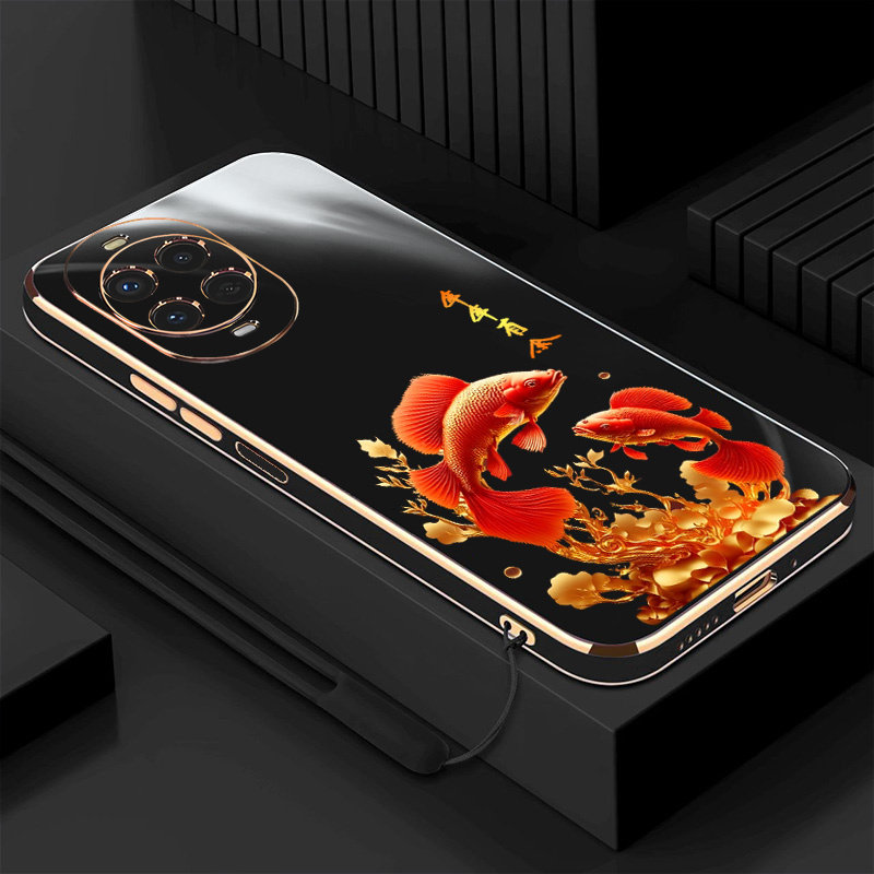 年年有余新年2026适用华为Nova15手机壳5G防摔软套PSN-AL00包边nova15薄送长辈爸妈,3C数码配件,手机保护套/壳,淘宝优惠券,粉丝福利购,淘宝优惠卷