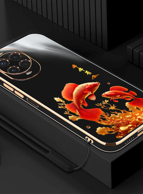 年年有余新年2026适用华为Nova14手机壳5G防摔软套TLR-AL00包边nova14活力版薄送长辈爸妈