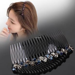 大号发梳插梳女士水钻发夹2025新款刘海夹头饰压发碎发盘头发夹子