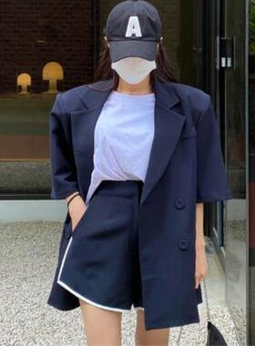 ins网红夏季新品薄款+翻领外套