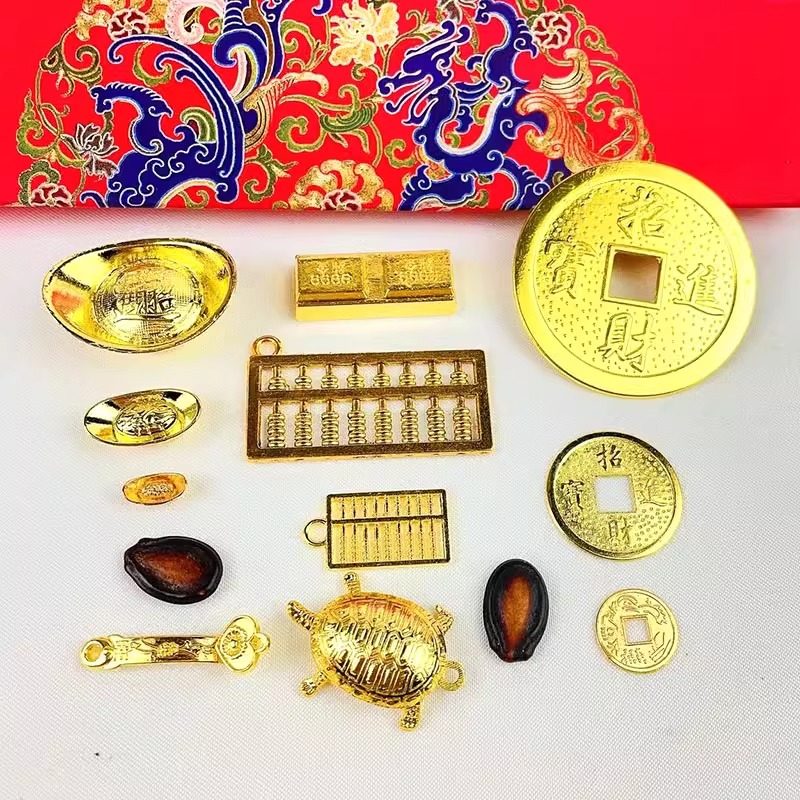 合金铜钱招财装饰摆件道具发财树相框diy材料金币开业乔迁礼品,家居饰品,装饰摆件,淘宝优惠券,粉丝福利购,淘宝优惠卷