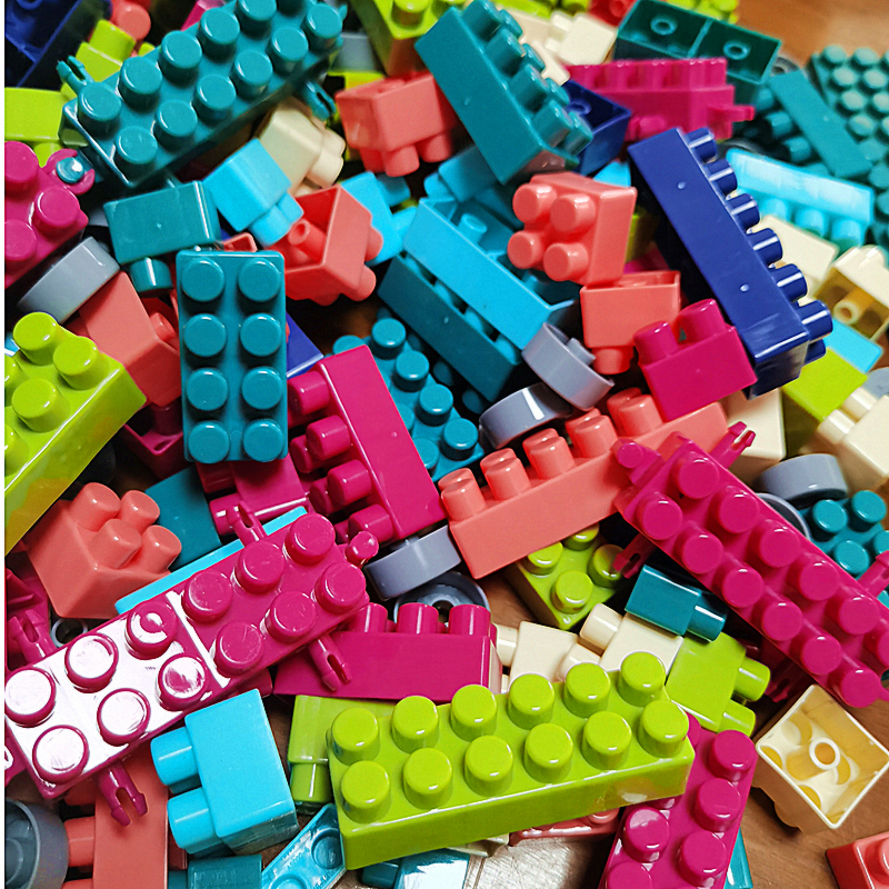 280粒拼装塑料积木diy力动手动脑