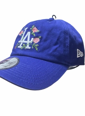New Era & MLB 洛杉矶道奇队 Logo刺绣图案 棒球帽 男女同款