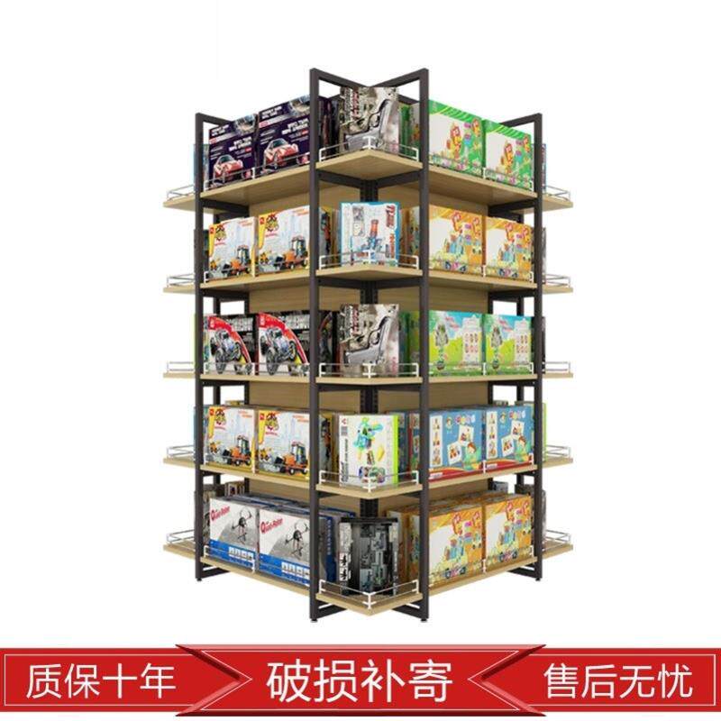 包柱货架商店超市承重柱四周装饰展示架四面围柱组合陈列架货柜