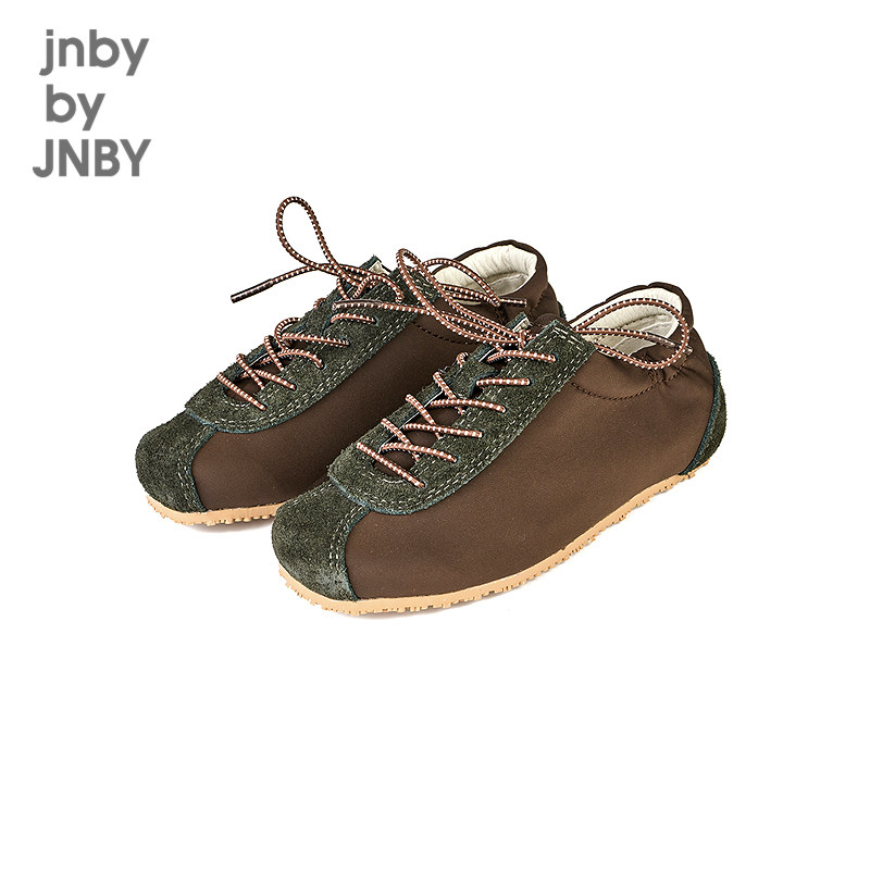江南布衣童装系带鞋时尚拼接德训鞋春男女童儿童jnbybyjnby