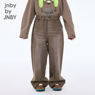 休闲牛仔直筒裤 江南布衣童装 新款 25秋男女童jnbybyjnby 秀场同款