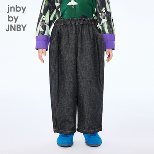 棉麻牛仔直筒裤 江南布衣童装 新款 25秋男女童jnbybyjnby 秀场同款