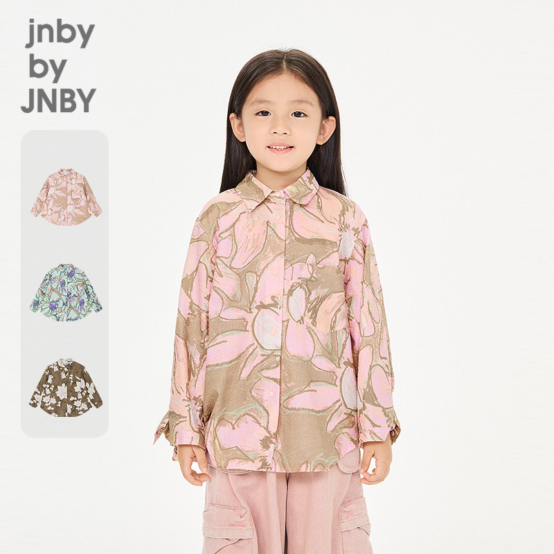 新款江南布衣童装衬衫轻薄泡泡纱26春男女童jnbybyjnby1