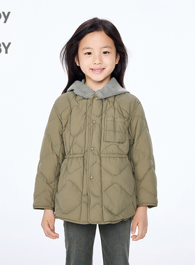 新款江南布衣童装中长款羽绒服25冬男女童jnbybyjnby1P0C13450