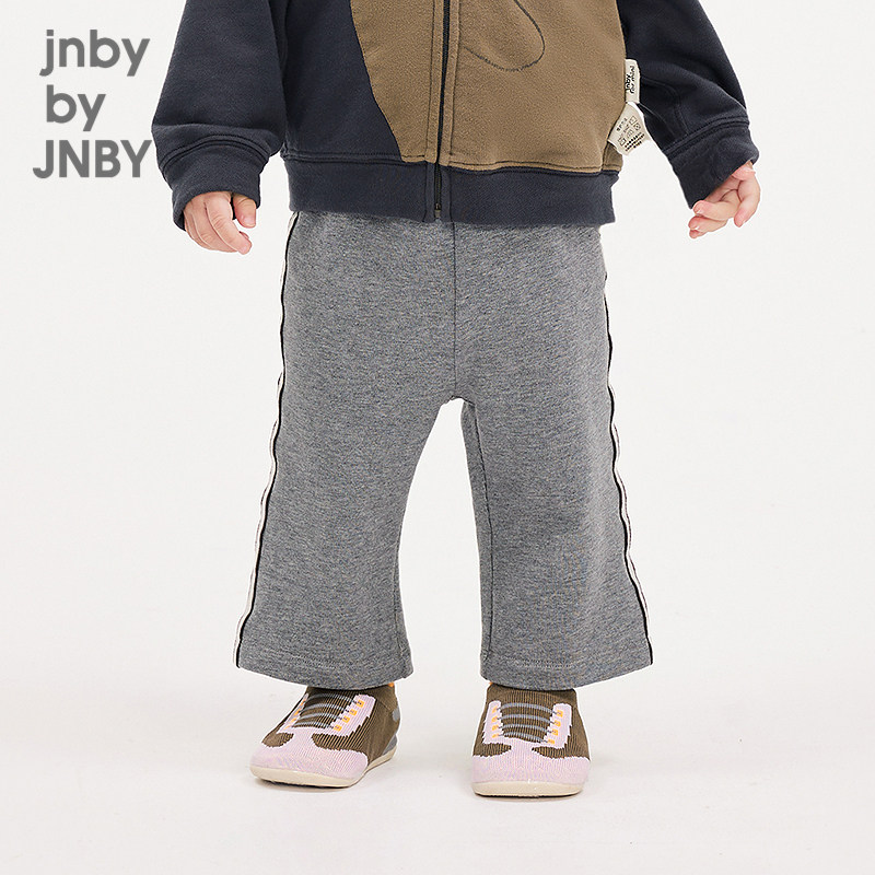江南布衣婴童可爱纯色喇叭裤七分裤长裤春男女童婴儿jnbybyjn