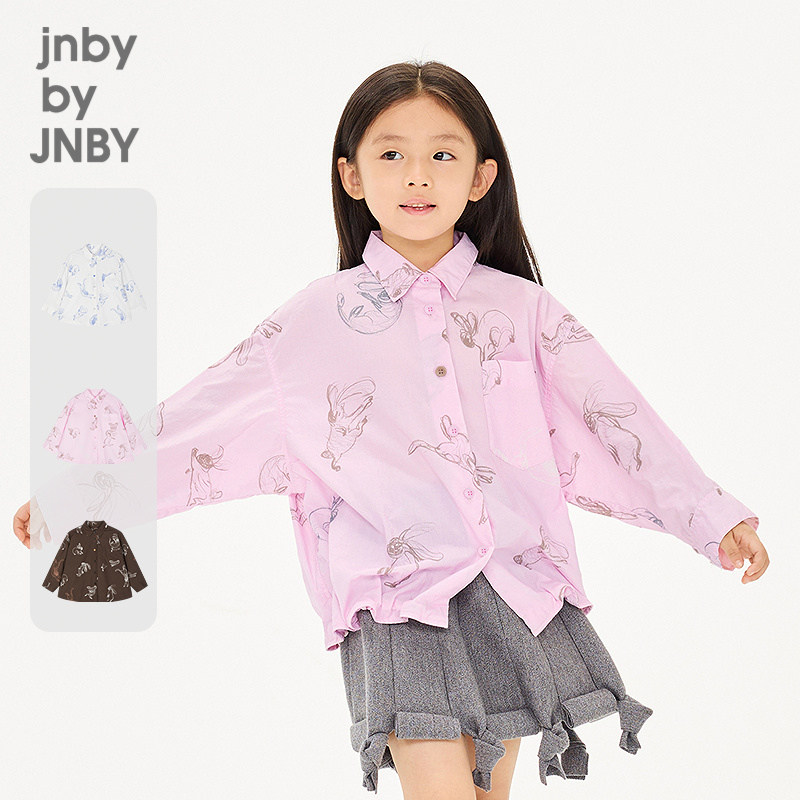 江南布衣童装白衬衫纯棉多色清新26春男女童jnbybyjnby1
