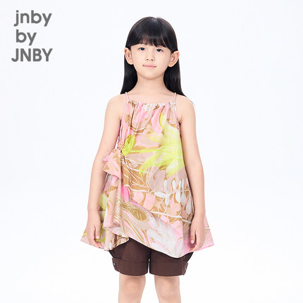 新款江南布衣童装吊带连衣裙A型无袖25秋女童jnbybyjnby1P7G1350H