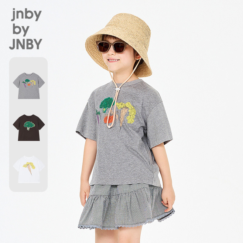 新款江南布衣童装短袖T恤盛夏果实26夏男女童jnbybyjnby1Q6110250