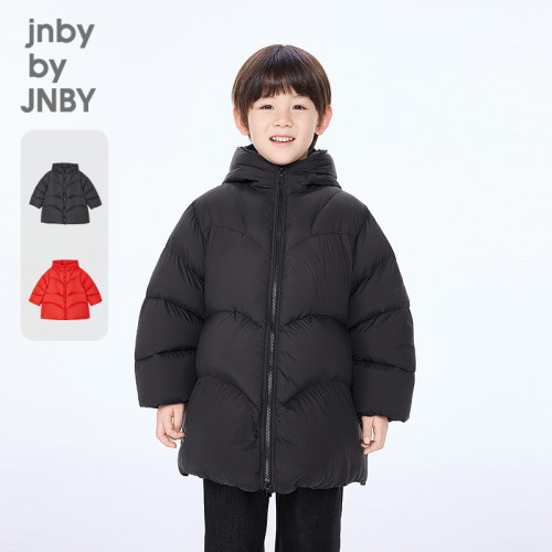 江南布衣童装中长款鹅绒服H型