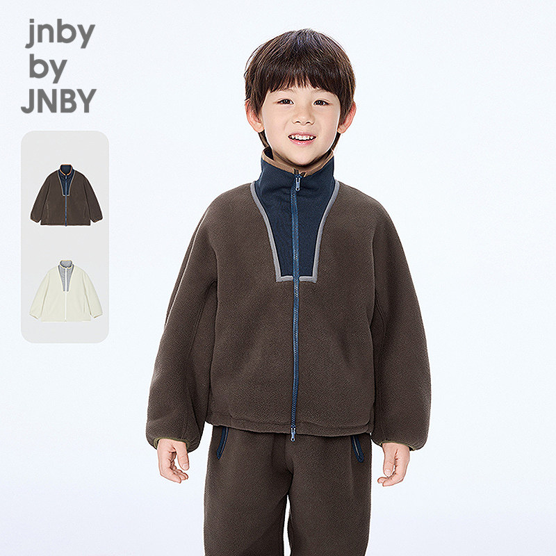 【运动系列】江南布衣童装摇粒绒卫衣半高领冬男女童jnbybyjnby