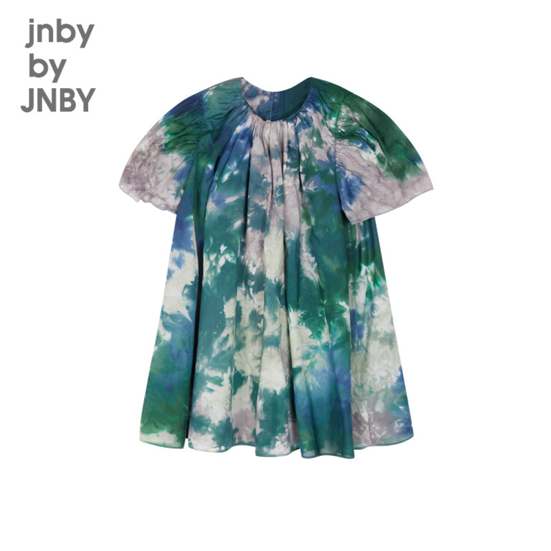 江南布衣童装短袖A型连衣裙公主裙时髦洋气女童儿童jnbybyjn