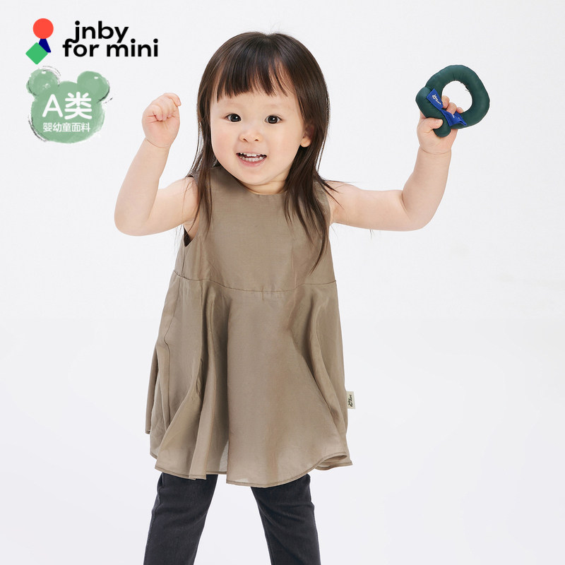 【轻礼服】江南布衣婴童丝棉A型无袖连衣裙女童婴儿jnbybyjn