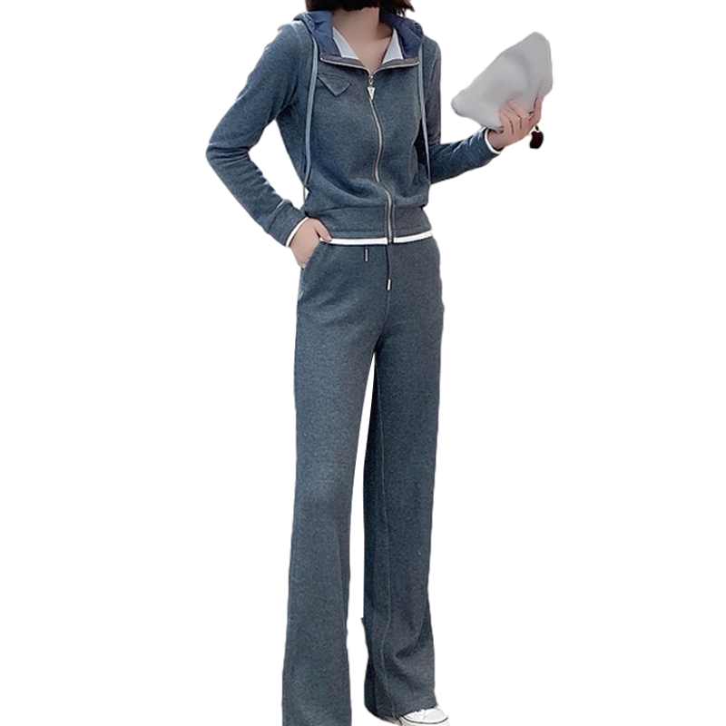 休闲时尚港风卫衣运动套装女秋冬季2025年新款复古洋气时髦两件套