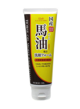 海淘 Loshi 马油保湿洁面乳 温和清洁脸部毛恐污垢泡沫丰富130g