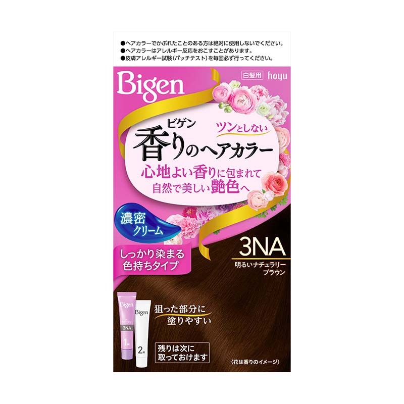 海淘 美源Bigen 白发用护色保色染发剂 16色 房褪色配方 花香味