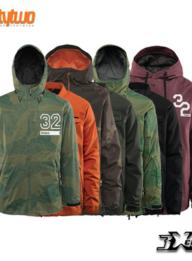 thirtytwo32 滑雪服 弹力 防水 教练夹克开身外套 滑雪衣