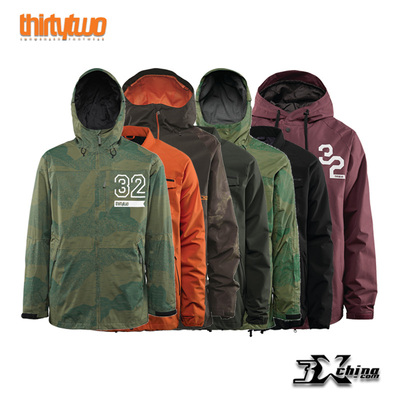 防水滑雪服thirtytwo单板