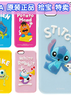 捡漏日本正品i6s迪士尼苹果6s手机壳硅胶防滑米妮适用iPhone6全包软套防滑卡通可爱三眼怪耐脏防摔
