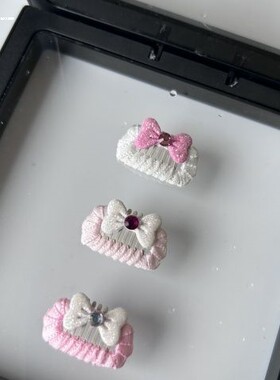 宠物小发夹狗狗bb夹马尔济斯发夹糖果色碎发夹雪纳瑞约克夏头饰品