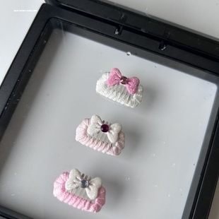 宠物小发夹狗狗bb夹马尔济斯发夹糖果色碎发夹雪纳瑞约克夏头饰品