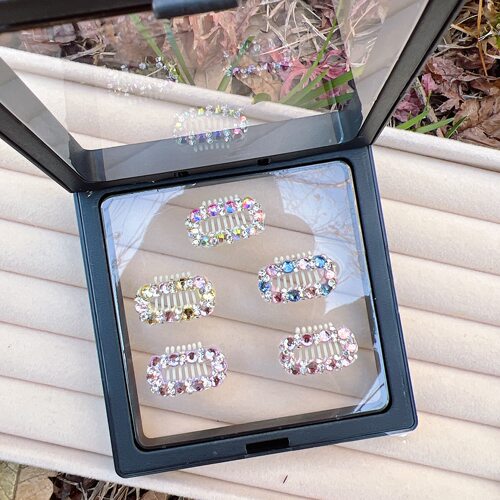 5件套宠物发夹狗狗bb夹泰迪发饰猫咪头花约克夏夹子博美饰品发卡