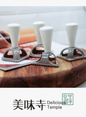 diy烘焙工具意式面食饼干模分切器 立体创意儿童分切心形方形模具