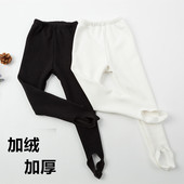 打底裤 冬男女童芭蕾舞踩脚裤 练功裤 一件代发加绒加厚儿童舞蹈服装