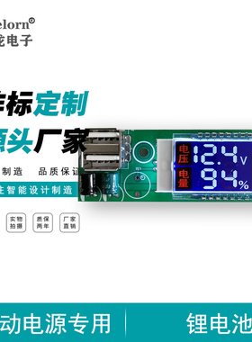 电量电压LED电瓶带USB磷酸锂电池快速充电移动汽车启动电源显示屏