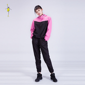 红舞鞋 女出汗服暴汗服健身房跑步爆汗服晨跑服7101 发热运动套装