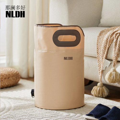 2025新款家用养生泡脚桶可折叠高深保温洗脚桶过小腿加厚泡脚盆