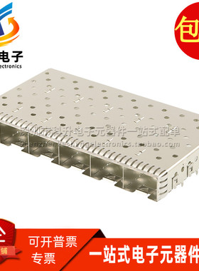 2007251-1 全新原装现货 1X6口 光纤笼子屏蔽罩连接器 现货可直拍