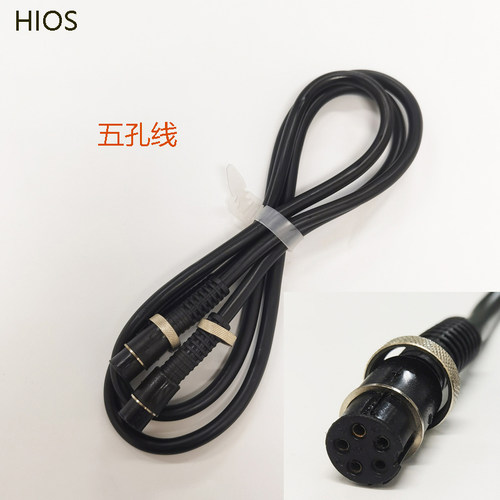 HIOS电批五孔线加长3米电批电源线机用3M五芯插头线CL-6500 7000 - 封面